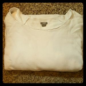 Long sleeve Scoop neck Aerie White Jumper size XL